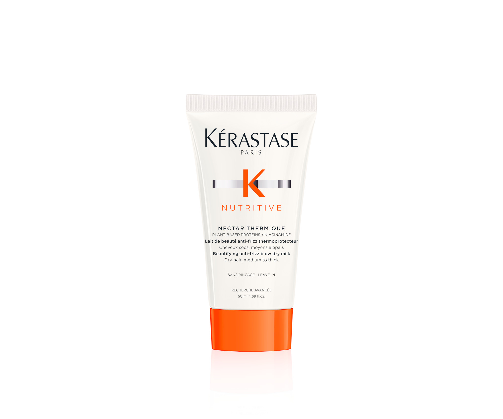 Termoochronne mleczko przeciw puszeniu się suchych włosów Kérastase Nutritive Nectar Thermique - 50 ml + bezpłatny prezent