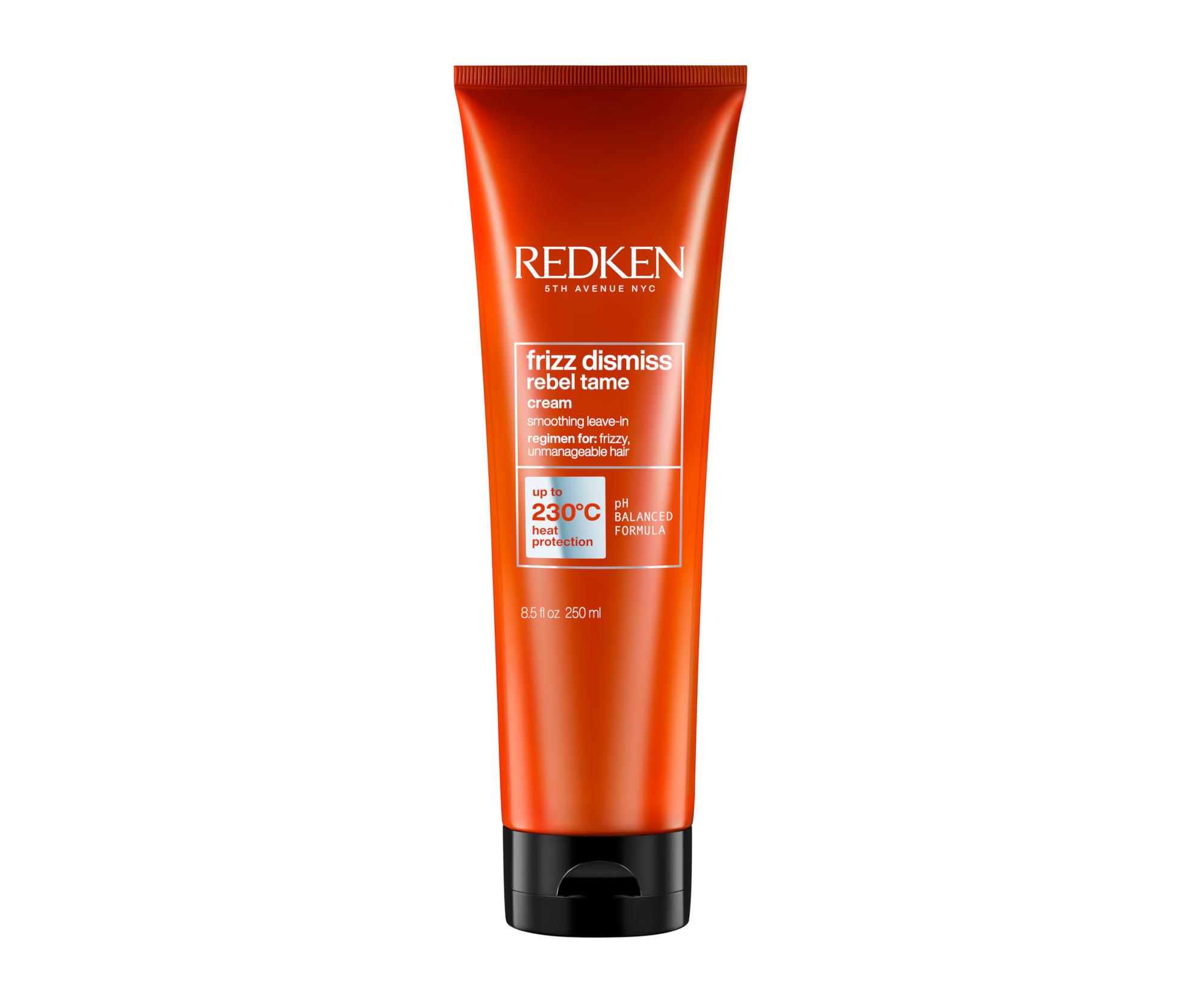 Termoochronny krem wygładzający do włosów puszących się i niesfornych Redken Frizz Dismiss - 250 ml + bezpłatny prezent