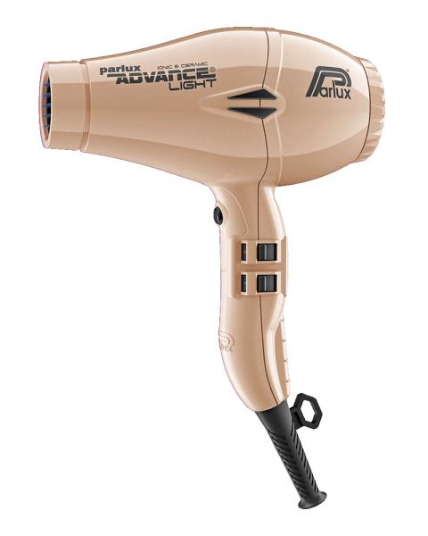 Profesjonalna suszarka do włosów Parlux Advance Light Ceramic  a  Ionic  - 2200W - złota (P ADV-C/2) + bezpłatny prezent
