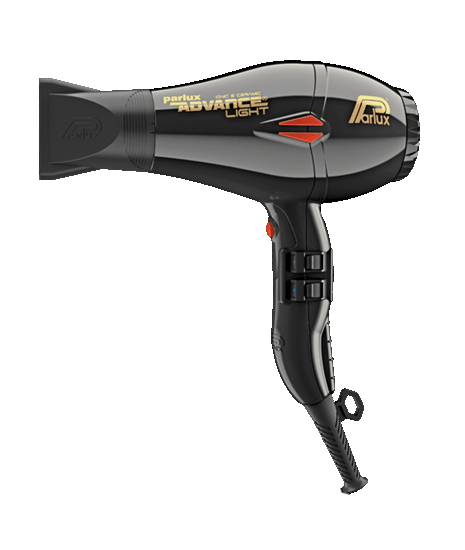 Profesjonalna suszarka do włosów Parlux Advance Light Ceramic  a  Ionic  - 2200W - czarna (P ADV-C/7) + bezpłatny prezent