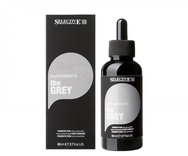 Ultra skoncentrowane czyste pigmenty Selective Professional ThePigments TheGrey - 80 ml - szare