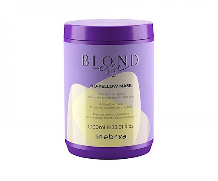 Maska przeciw tym refleksom Inebrya Blondesse No-Yellow Mask - 1000 ml