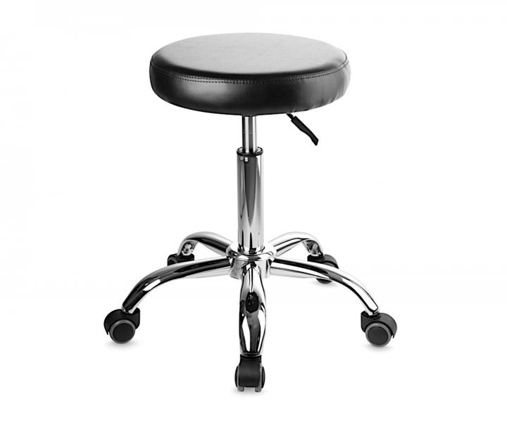 Taboret na kkach Eurostil Professional - czarny