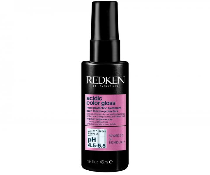 Spray termoochronny zapewniaj�cy d�ugotrwa�y kolor i po�ysk Redken Acidic Color Gloss - 45 ml