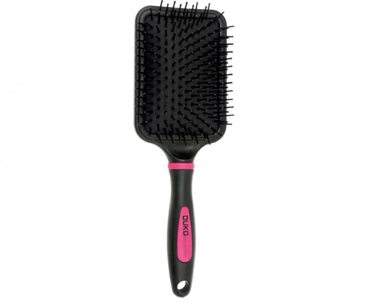Szczotka paska do rozczesywania wosw z poduszk powietrzn Duko Fuchsia - 8,5 x 25,5 cm