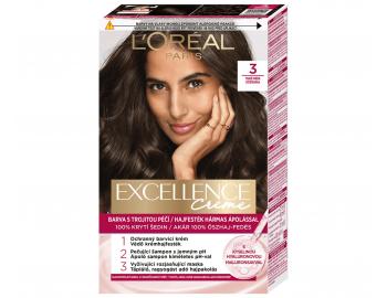 Farba do trwa�ej koloryzacji Lor�al Excellence Creme - 3 ciemny br�z