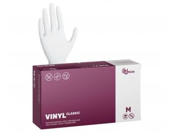 Rkawiczki winylowe Espeon Vinyl Classic - 100 szt - biae - bezpudrowe - M