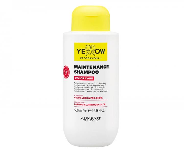 Szampon chroni�cy kolor w�os�w farbowanych Yellow Professional Color Care Maintenance Shampoo - 500 ml