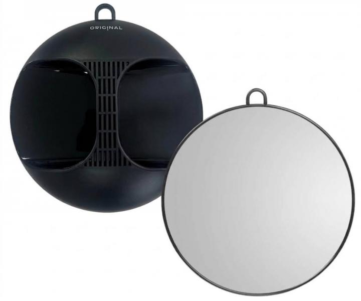 Lusterko okr�g�e z uchwytem Original Best Buy Luna 28 cm - czarne