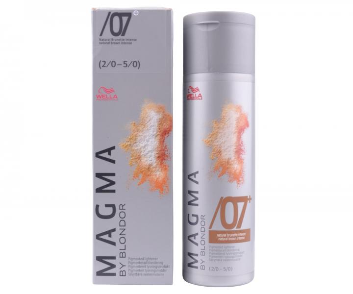 Profesjonalna farba rozja�niaj�ca do w�os�w Wella Professionals Magma By Blondor 120 g - 07+  naturalny intensywny br�z