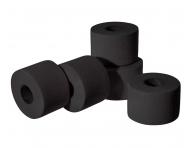 Konierz ochronny z krepy Eko-Higiena - czarny - 5 szt.