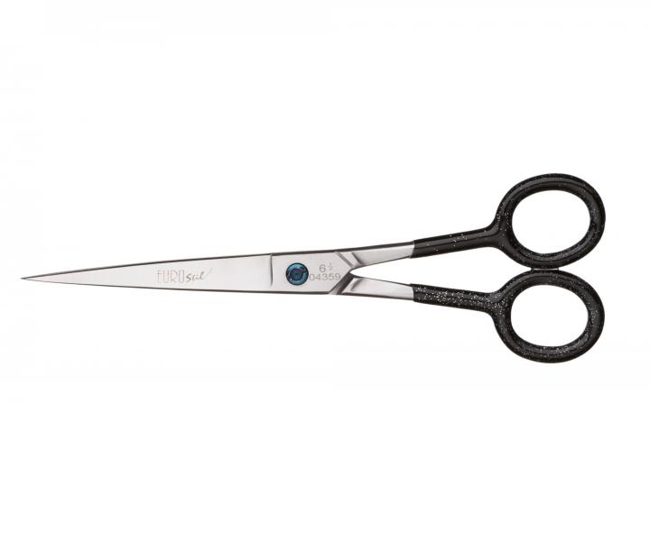 Noyczki fryzjerskie z mikrozbkami i plastikowym uchwytem Eurostil Professional Initiation Scissors 6,5"