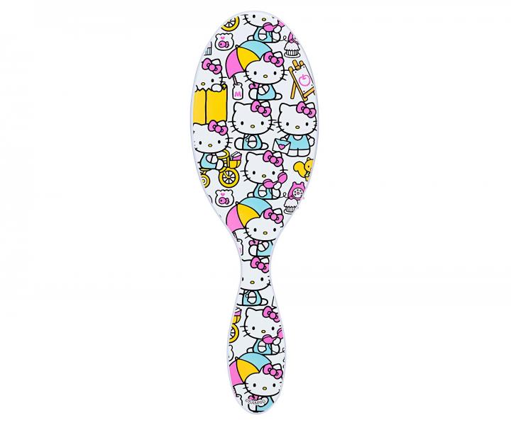 Szczotka do rozczesywania w�os�w Wet Brush Original Detangler Hello Kitty - bia�a