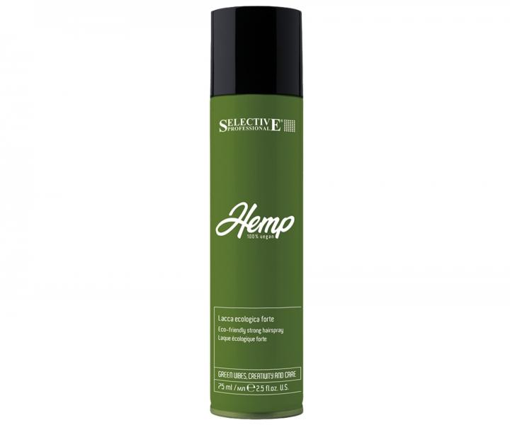 Lakier ekologiczny do w�os�w bez gazu mocno utrwalaj�cy Selective Professional Hemp Eco-Friendly Strong Hairspray - 75 ml