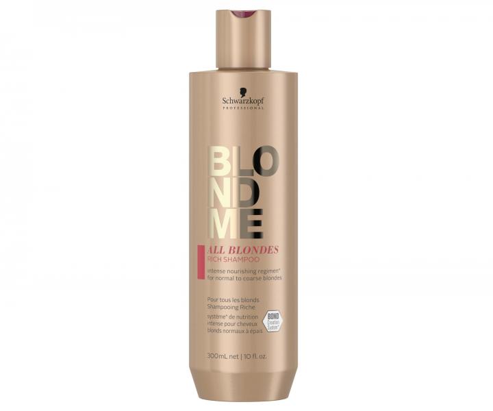 Bogaty szampon do w�os�w blond Schwarzkopf Professional BlondMe All Blondes Rich Shampoo - 300 ml