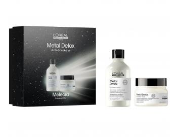 Zestaw upominkowy do wosw farbowanych i zniszczonych Loral Professionnel Serie Expert Metal Detox Duo