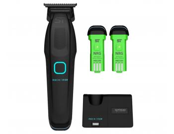 Profesjonalny trymer do w�os�w z wymiennymi akumulatorami Supreme Trimmer Recharge ST777 - czarny