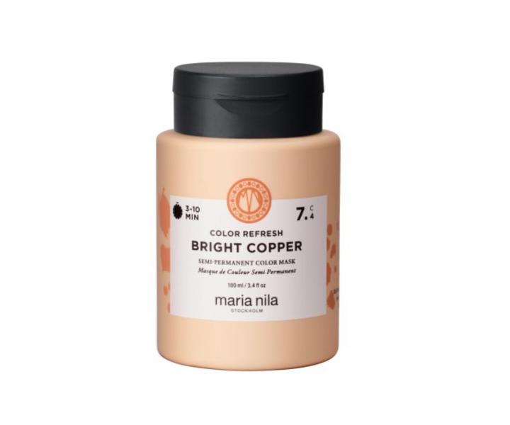 Maska o�ywiaj�ca kolor w�os�w Maria Nila Colour Refresh Bright Copper - miedziana - 100 ml
