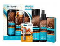 Zestaw upominkowy odbudowuj�cy do w�os�w matowych i �amliwych Dr. Sant� Keratin Hair Care Set