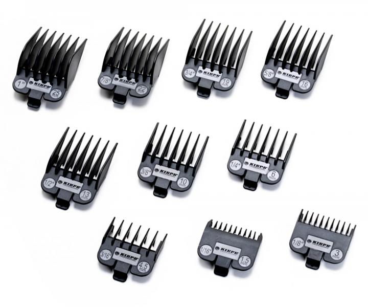 Zestaw nasadek do maszynek do strzyenia Kiepe - 10 szt