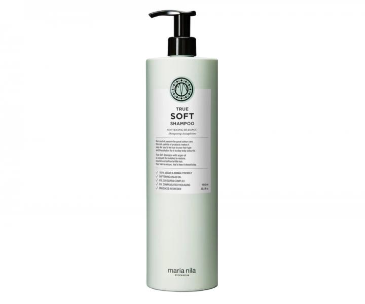 Szampon nawilajcy do wosw suchych z olejkiem arganowym Maria Nila True Soft Shampoo - 1000 ml