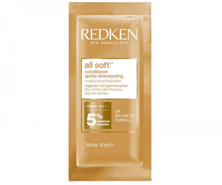 Od�ywka nawil�aj�ca do w�os�w suchych i �amliwych Redken All Soft - 10 ml (bonus)