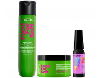 Zestaw do nawil�ania suchych w�os�w Matrix Food For Soft + spray piel�gnacyjny z 20 korzy�ciami Matrix Miracle Creator 45 ml gra