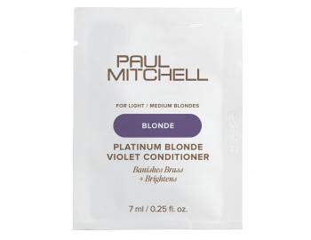 Od�ywka neutralizuj�ca do w�os�w blond i z pasemkami Paul Mitchell Blonde Platinum Blonde Violet Conditioner - 7 ml