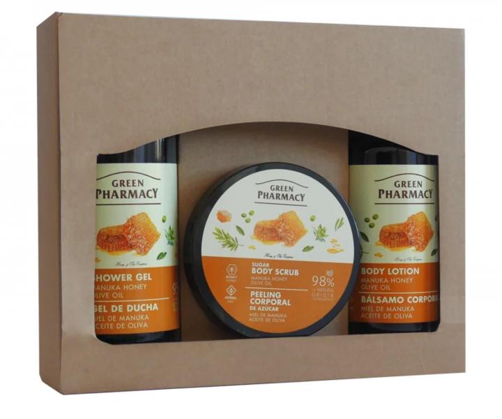 Zestaw upominkowy do piel�gnacji ca�ego cia�a z miodem manuka i oliw� z oliwek Green Pharmacy