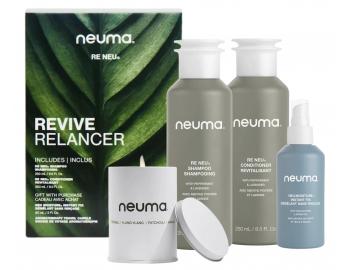 Zestaw upominkowy do wszystkich rodzajw wosw Neuma Re Neu Revive + wieca i spray gratis