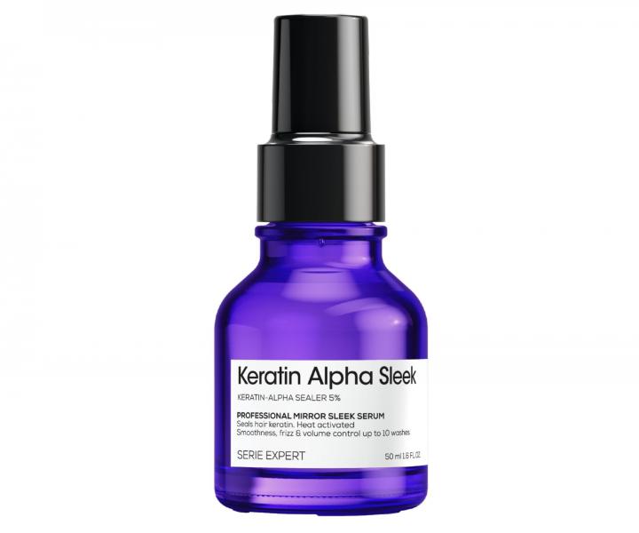 Serum termoochronne wyg�adzaj�ce w�osy pusz�ce si� Lor�al Professionnel Serie Expert Keratin Alpha Sleek Mirror Serum - 50 ml