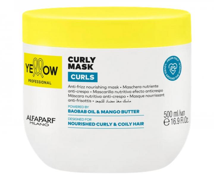 Maska do w�os�w falowanych, kr�conych i afro Yellow Professional Curls Curly Mask - 500 ml