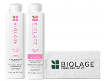 Zestaw szamponu i od�ywki do w�os�w farbowanych Biolage Color Last + r�cznik bawe�niany gratis