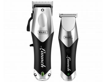 Profesjonalny zestaw maszynki do strzyenia i trymera Wahl Launch Combo 3028732 - czarno-srebrny