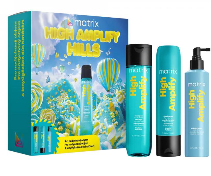 Zestaw upominkowy zwi�kszaj�cy obj�to�� i wzmacniaj�cy cienkie w�osy Matrix High Amplify Hills