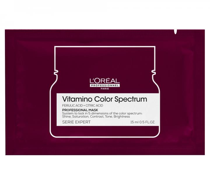 Maska intensywnie nawil�aj�ca do w�os�w farbowanych Lor�al Professionnel Serie Expert Vitamino Color Spectrum - 15 ml (bonus)