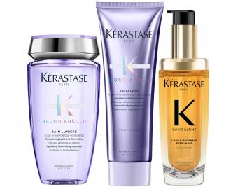 Zestaw rozja�niaj�cy do w�os�w blond K�rastase Blond Absolu z olejem Elixir Ultime L'Huile Originale Refillable