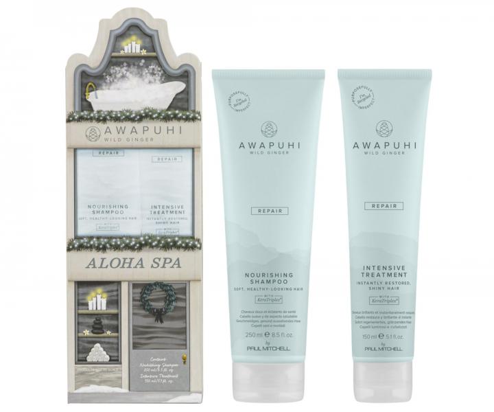 Zestaw upominkowy do wosw zniszczonych Paul Mitchell Awapuhi Wild Ginger Nourishing Repair Duo