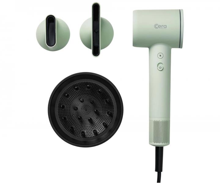 Profesjonalna suszarka do wosw Cera Pro BLDC Dryer - 1600 W - jasnozielona matowa