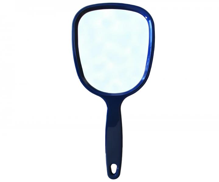 Lusterko fryzjerskie z uchwytem Duko m-10 - 130 x 280 mm - niebieskie
