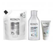 Szampon do wosw zniszczonych Redken Acidic Bonding Concentrate - 300 ml + zapas 500 ml + odywka 50 ml gratis