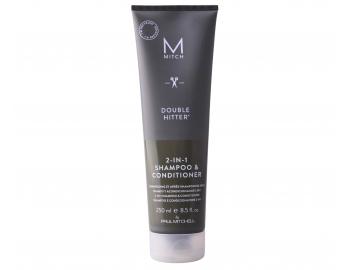 Szampon pielgnacyjny i odywka 2 w 1 Paul Mitchell Mitch Double Hitter - 250 ml