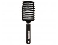 Szczotka do rozczesywania i suszenia w�os�w z w�osiem dzika i nylonowym Sister Young Zoco Hair Brush - czarna