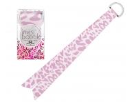 Gumka do wosw spiralka cienka Invisibobble Wrapstar Cat In The City - rowa