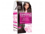 Farba do wosw bez amoniaku Loral Casting Crme Gloss - 300 ciemny brz