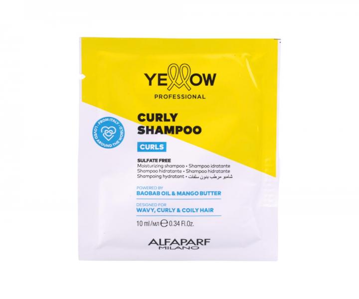 Szampon do w�os�w falowanych, kr�conych i afro Yellow Professional Curls Curly Shampoo - 10 ml (bonus)