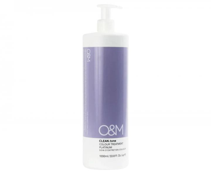 Maska tonuj�ca do w�os�w O&M Clean.tone Colour Treatment Platinum - 1000 ml - platynowa