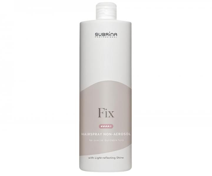 Lakier do w�os�w bardzo mocno utrwalaj�cy bez gazu Subrina Professional Fix Hairspray Non-Aerosol - 1000 ml - zapas