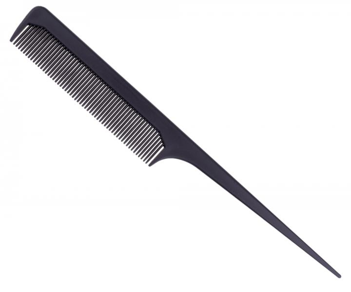 Grzebie� do tapirowania z plastikowym szpikulcem Detail - Hair style Plastic Tail Comb - 21,5 cm, czarny