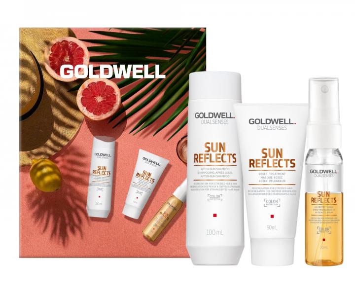 Zestaw upominkowy do w�os�w nara�onych na dzia�anie s�o�ca Goldwell Dualsenses Sun Reflects Travel Set